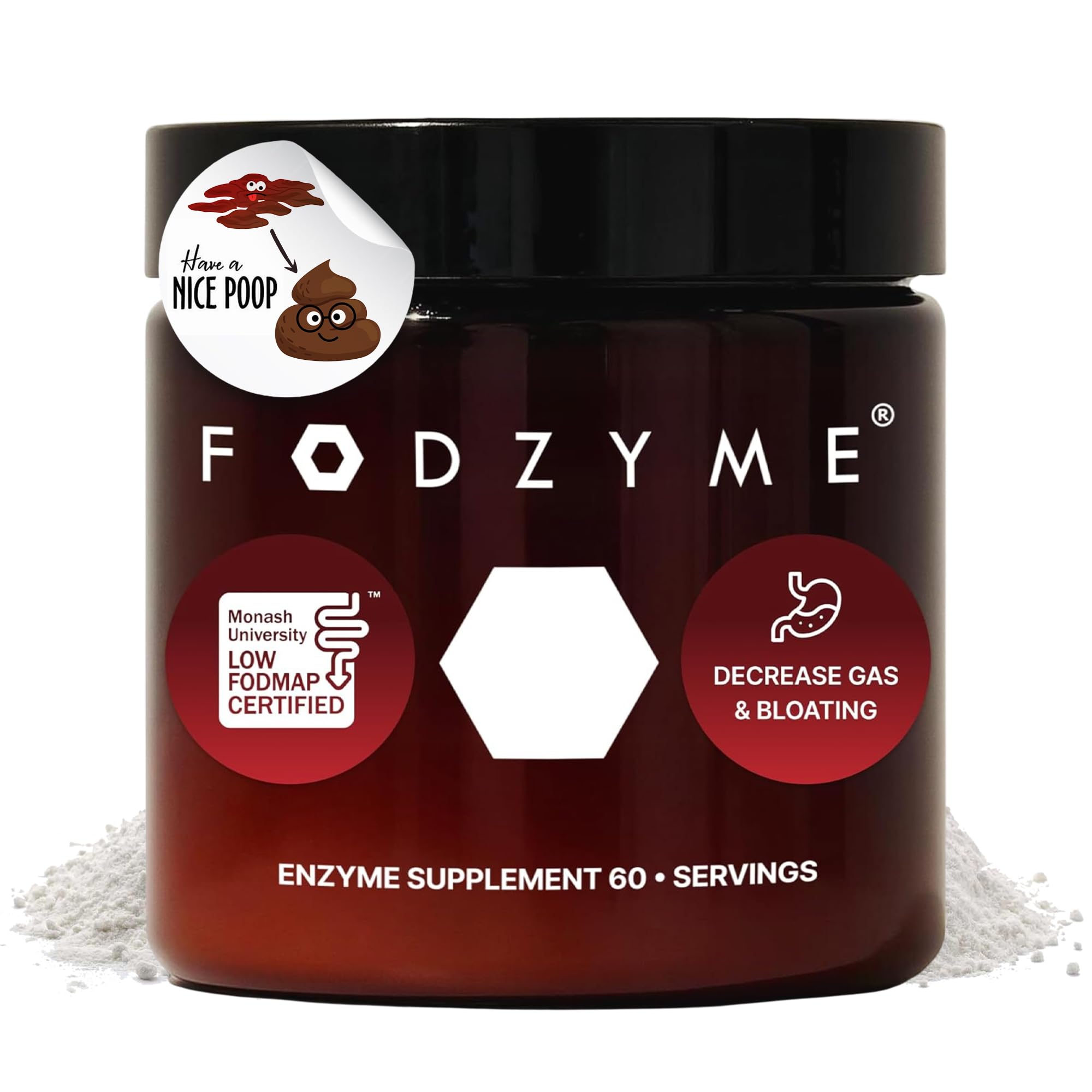 FODZYME Home Kit bottle and packaging shown for convenient digestion support