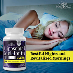 Serving Fogoro melatonin tablet being poured for nightly routine