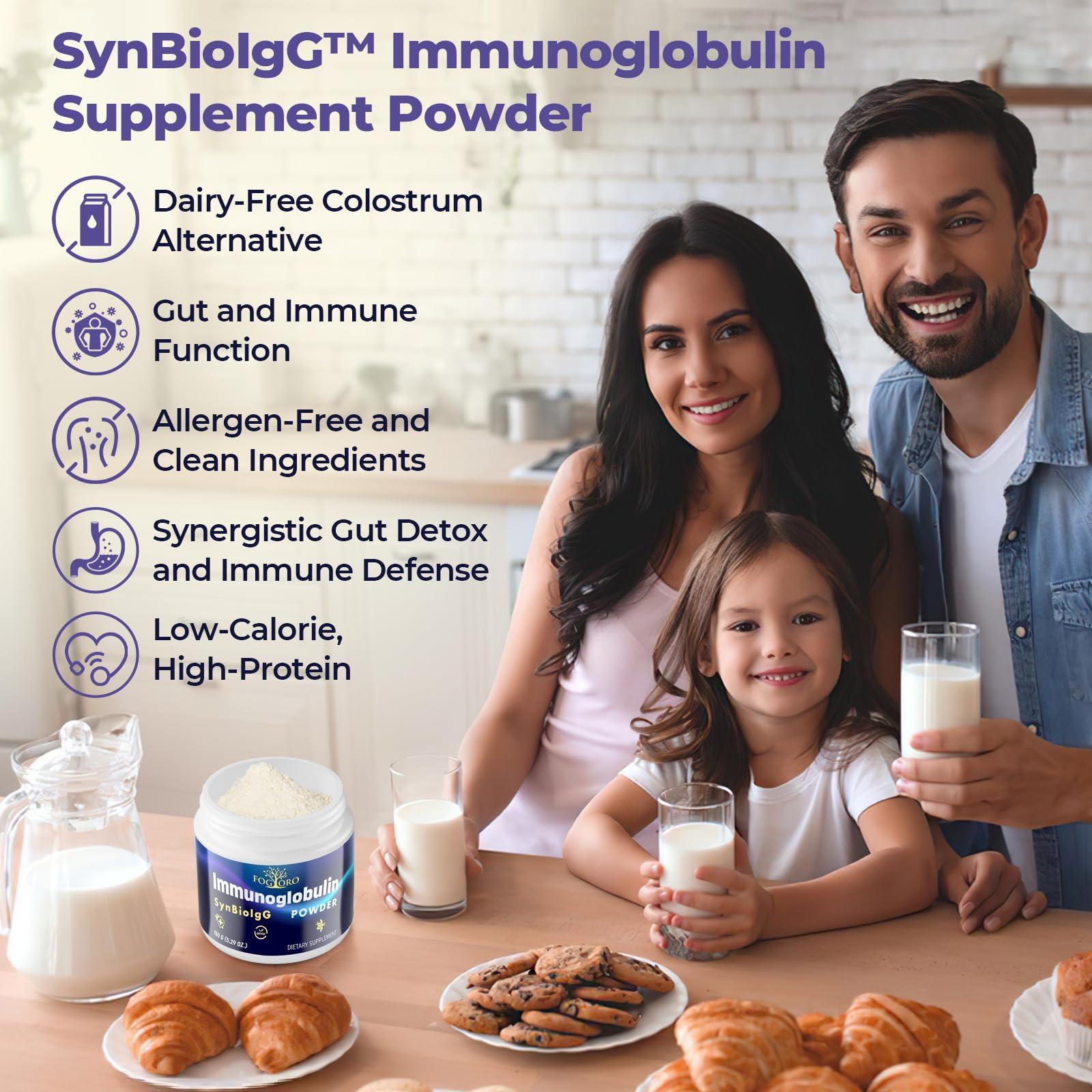 Fogoro transferrin ingredient shown in high-quality blend