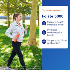 Pure Encapsulations Folate 5MTHF Metafolin active form image highlighting bioavailability.