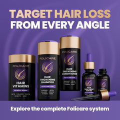 FOLICARE beauty trio supports hair, skin, and nails.