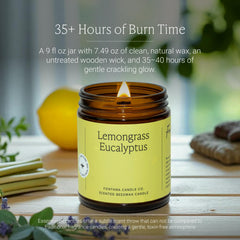 Fontana Candle Co beeswax coconut oil ingredients highlight clean composition.