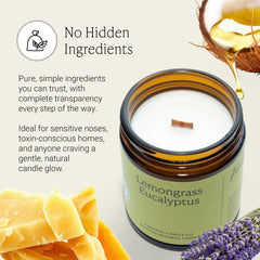 Fontana Candle Co room decor ambience with soft crackle and natural fragrance.
