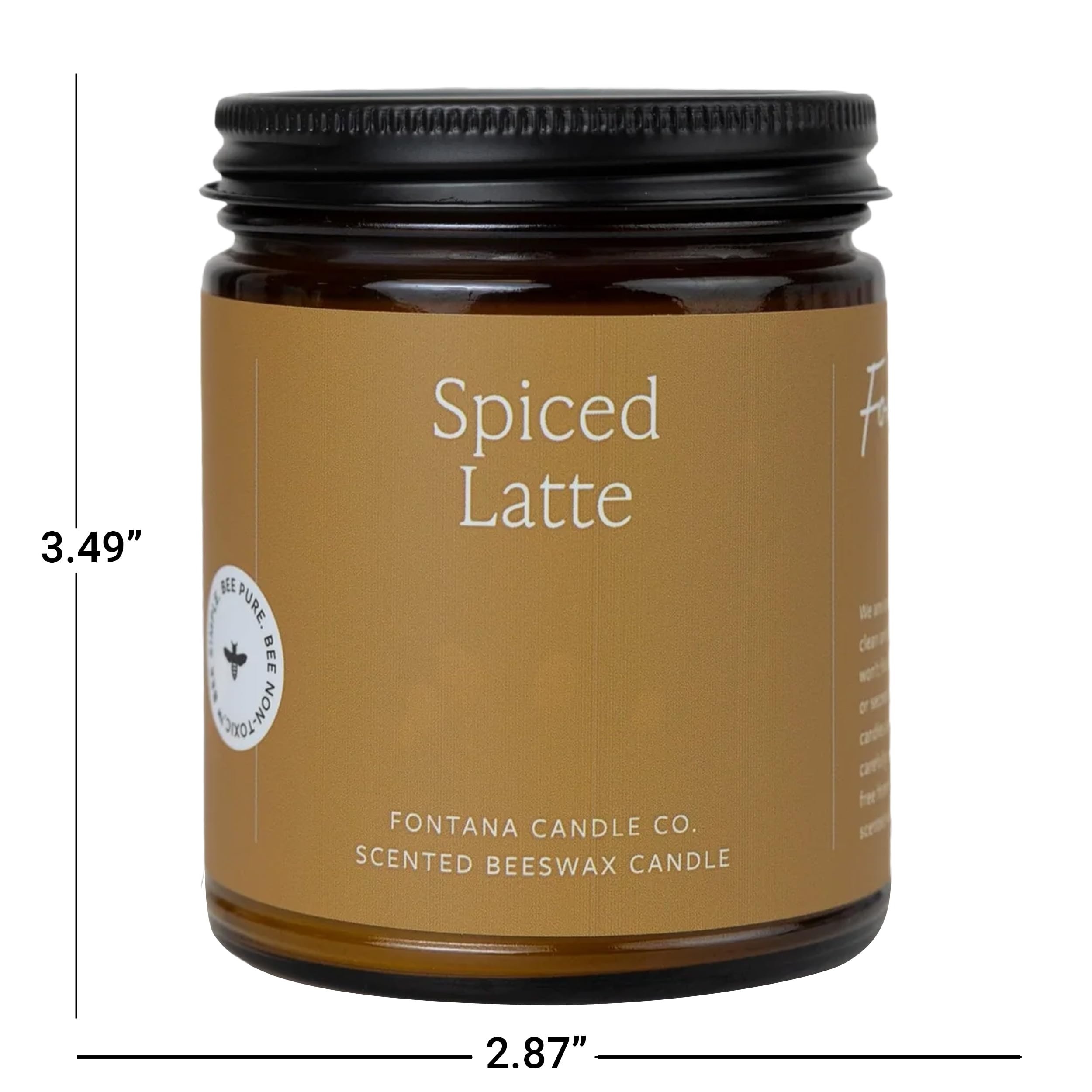 Fontana Candle Co Spiced Latte enhances room ambience as a decor focal point