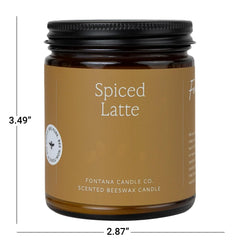 Fontana Candle Co Spiced Latte enhances room ambience as a decor focal point