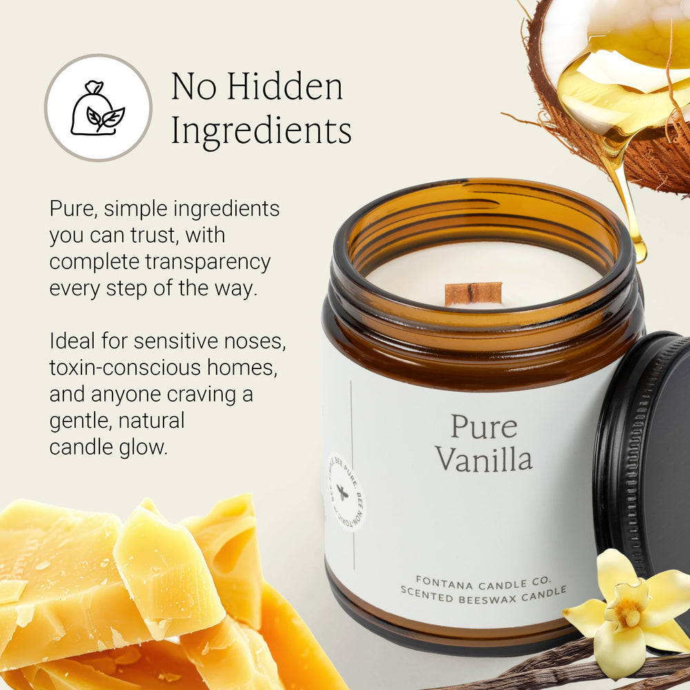 Fontana Candle Co packaging highlighting recyclable, minimalist design.