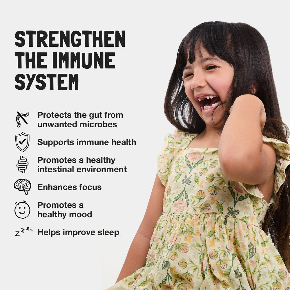 Clove Bud in the formula providing natural flavor and support for kids.
