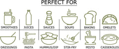 Food to Live Alfalfa Powder kitchen setup with scoop for shakes