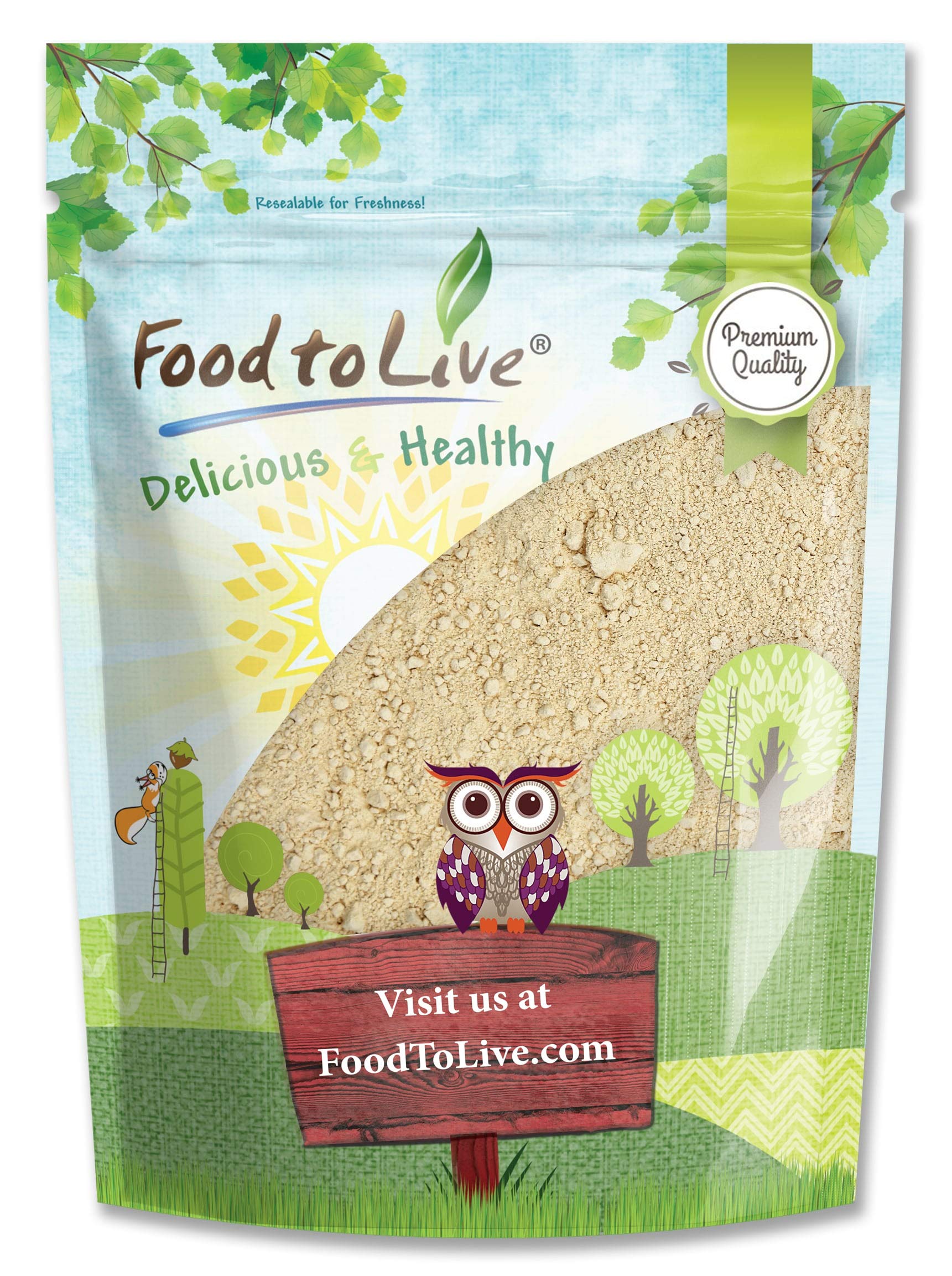 Food to Live Black Maca Powder bottle on shelf, convenient daily energy option.