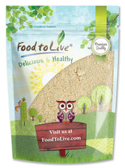Food to Live Black Maca Powder bottle on shelf, convenient daily energy option.