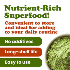 Food to Live broccoli powder bulk container for long-term pantry storage.