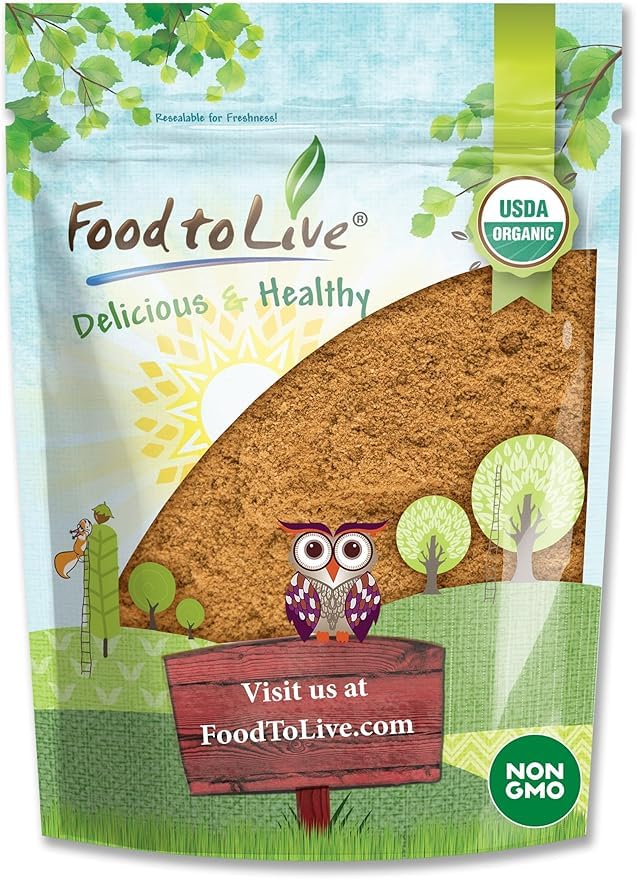Food to Live cordyceps powder scoop for precise measuring and easy portioning.