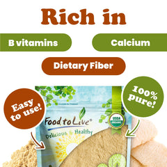 Coffee cup with Food to Live Lion's Mane powder for a focus-friendly stir.