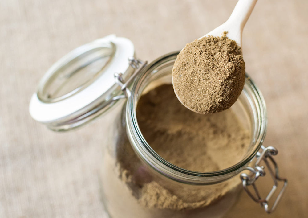 Food to Live organic psyllium powder – kosher non GMO label.