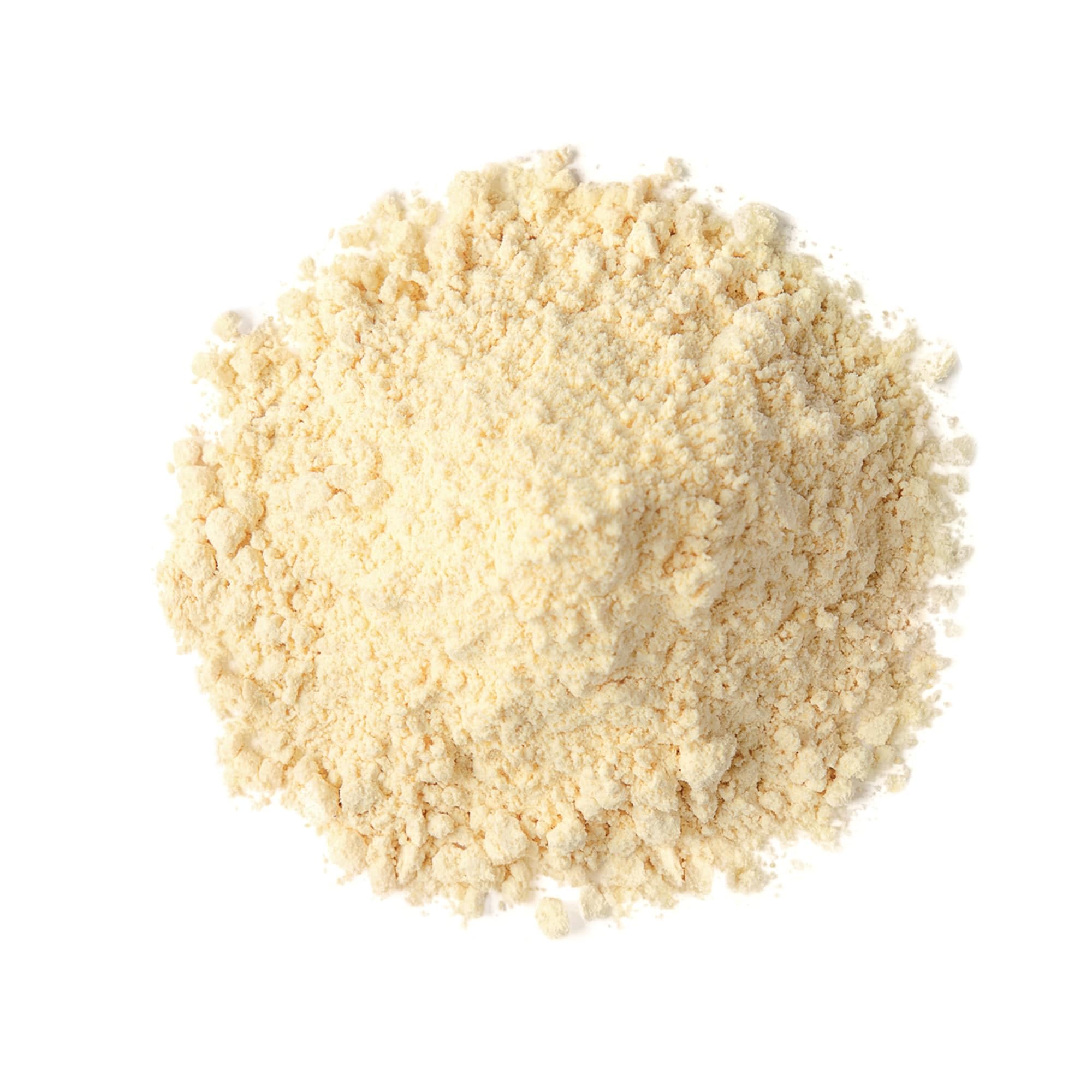 Food to Live Organic Yellow Pea Protein Powder bottle pour captures a smooth supplement for beverages.