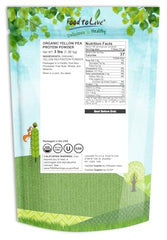 Close-up of Food to Live pea protein powder texture, a fine, neutral base.