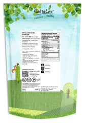 Food to Live Psyllium Husk Powder finely ground texture for smooth mixing.