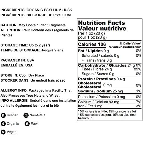 Food to Live psyllium husk baking substitute – vegan egg alternative.