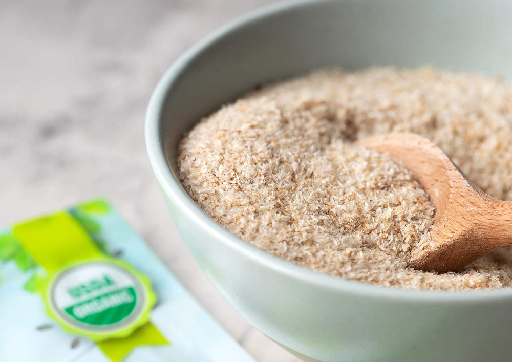 Food to Live Psyllium Husks flakes as baking thickener.