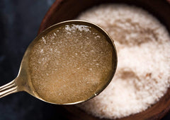 Food to Live Psyllium Husks gel texture when soaked.