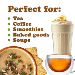 Food to Live Red Reishi powder used in cooking and baking.