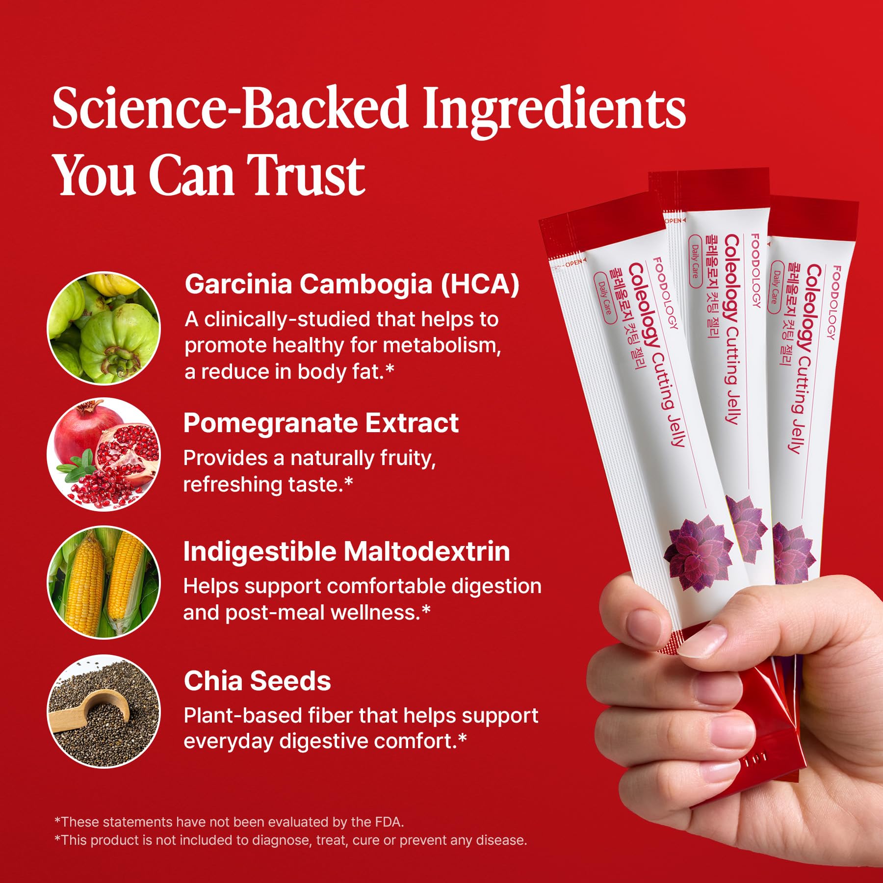FOODOLOGY Coleology jelly after lunch snack for daily routine