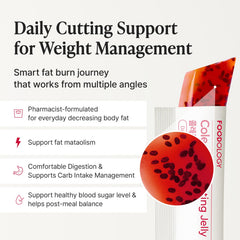 FOODOLOGY Coleology pomegranate jelly with collagen detail and glow