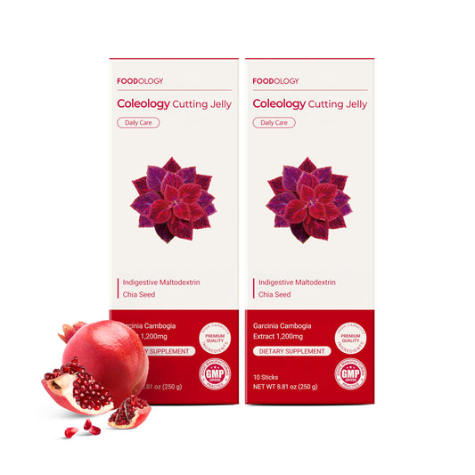 FOODOLOGY Coleology pomegranate cutting-stick jelly pack for on-the-go appetite support