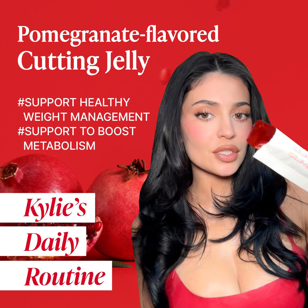 Close-up of FOODOLOGY Coleology jelly texture with chia seeds for fullness