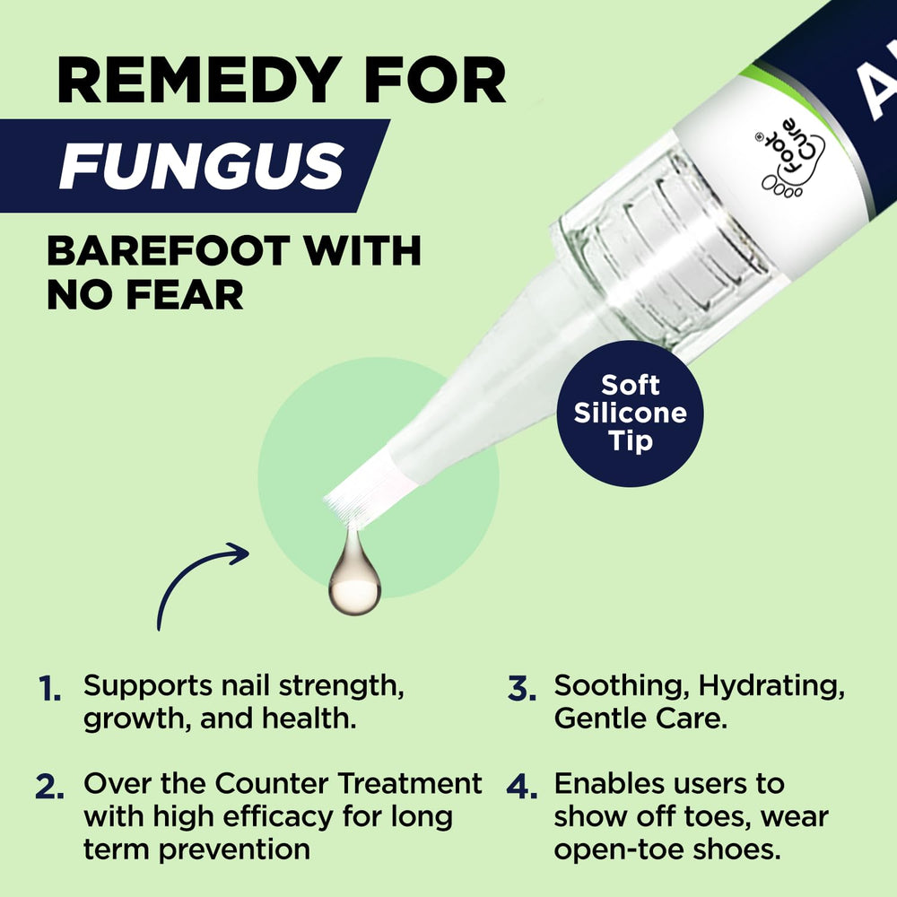 Foot Cure Nail Repair Pen pack of four for convenient at-home care.