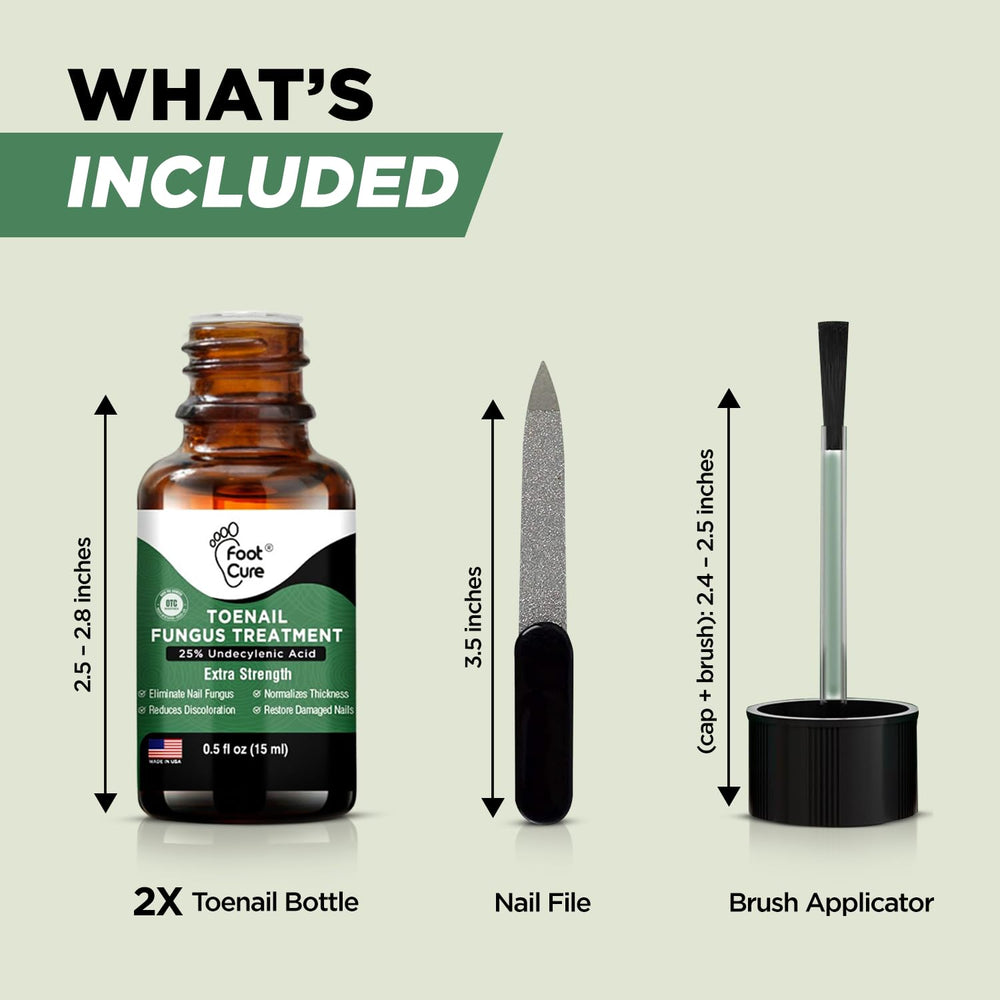 Illustration of natural tea tree and oregano oils used in Foot Cure.
