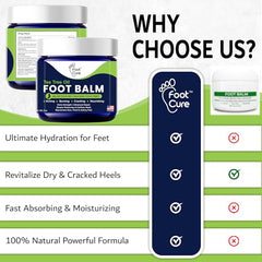 Cooling sensation after a long day with FOOT CURE Tea Tree Balm