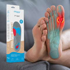 FootWave 1st RAY insoles offer a unisex fit for men and women.