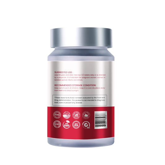 FOPIZ ginsenosides RG3RH2 tablets closeup demonstrates absorption-focused formula for daily wellness.