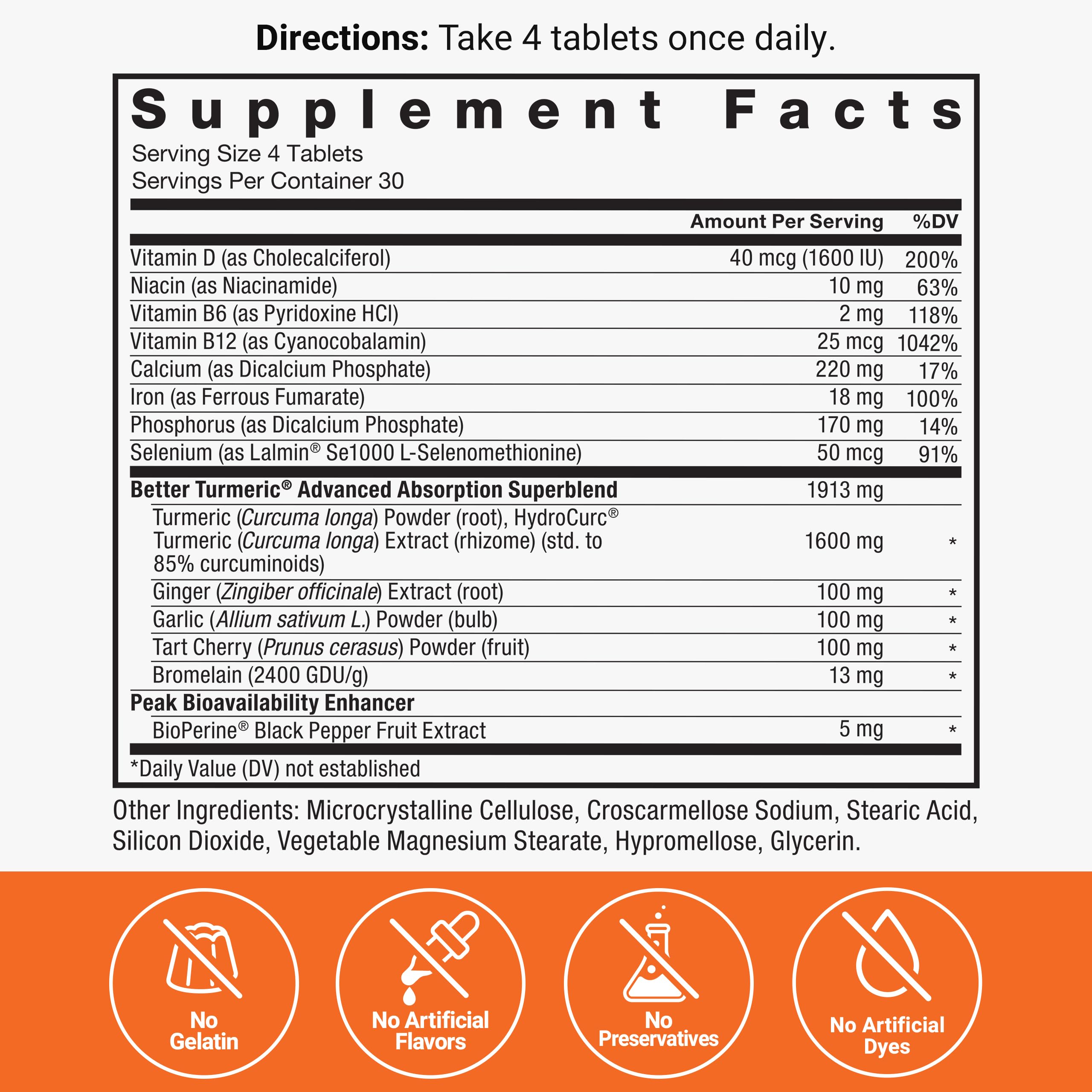 Force Factor Better Turmeric bottle indicates vitamin D for immune support.