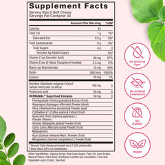 Hero shot of Force Factor Collagen Boosting Soft Chews bottle.