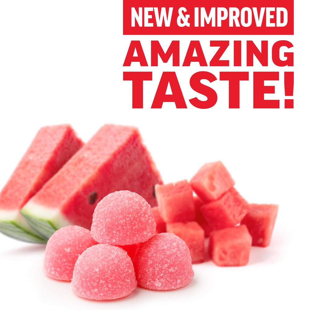 Force Factor Creatine Gummies Watermelon packaging front shows NSF certification and flavor.
