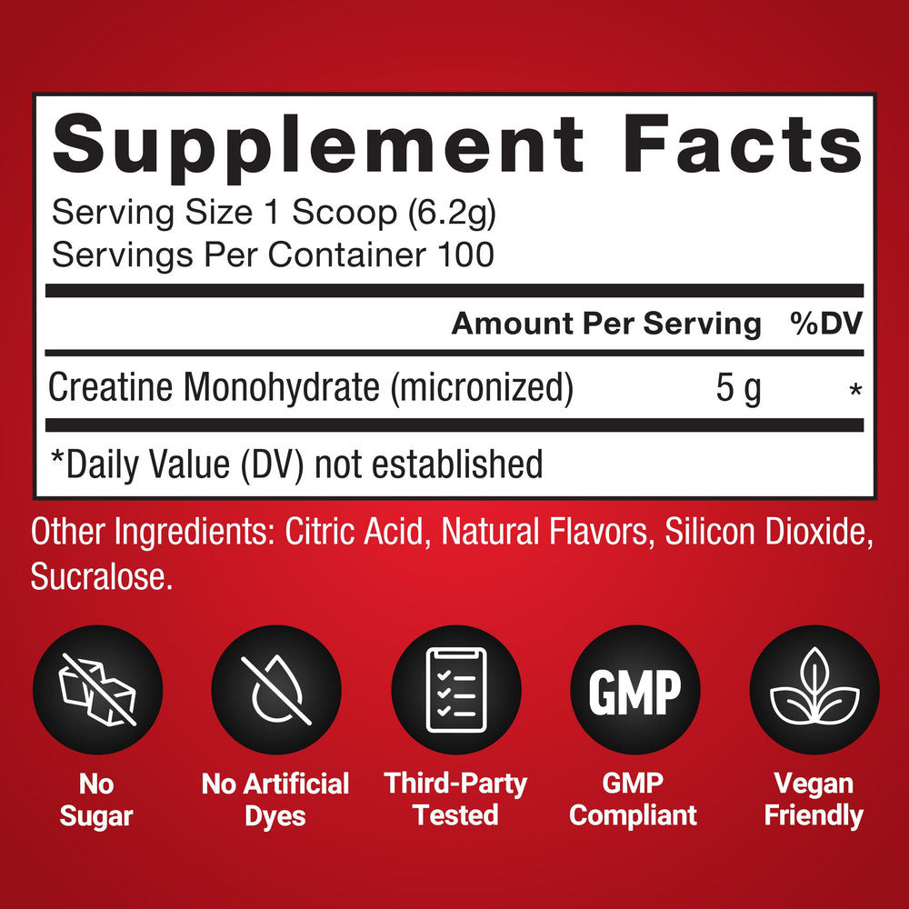 Athlete using Force Factor Creatine Monohydrate during workouts