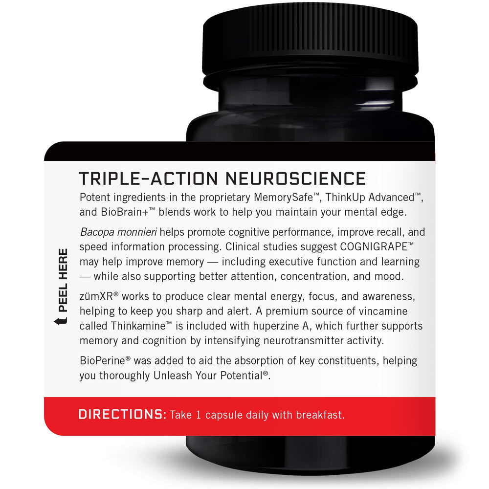 Forebrain 3-pack packaging for on-the-go cognitive support