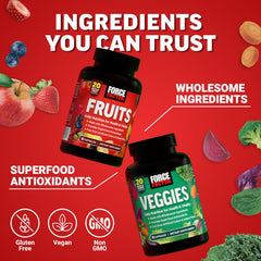 Vegan and gluten-free formulation badge on packaging