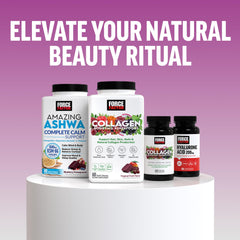 Supplement facts panel hints at a robust vitamin blend and Lustriva presence.