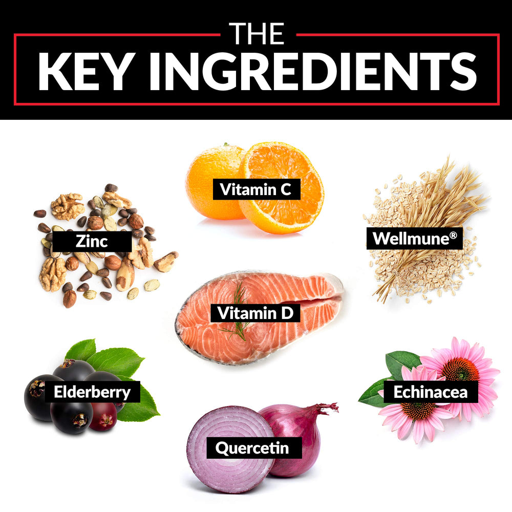 Force Factor Immunity elderberry ingredient visual highlighting natural support.