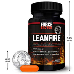 Force Factor LeanFire during a morning workout to support focus and motivation.