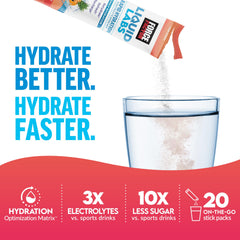 Force Factor Liquid Labs stick-pack-opening for portable hydration during workouts.