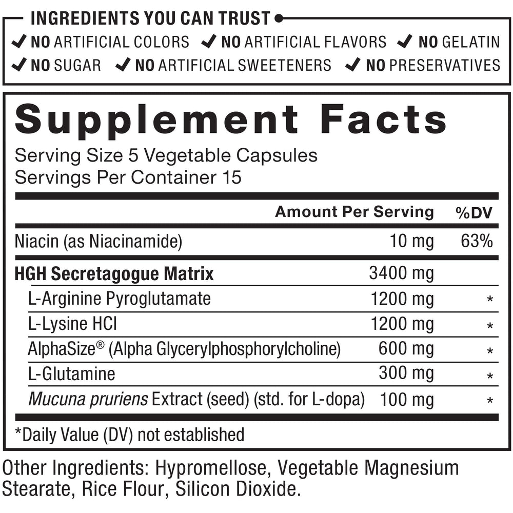 Force Factor Prime HGH Secretion Activator dose taken during a workout