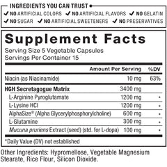 Force Factor Prime HGH Secretion Activator dose taken during a workout