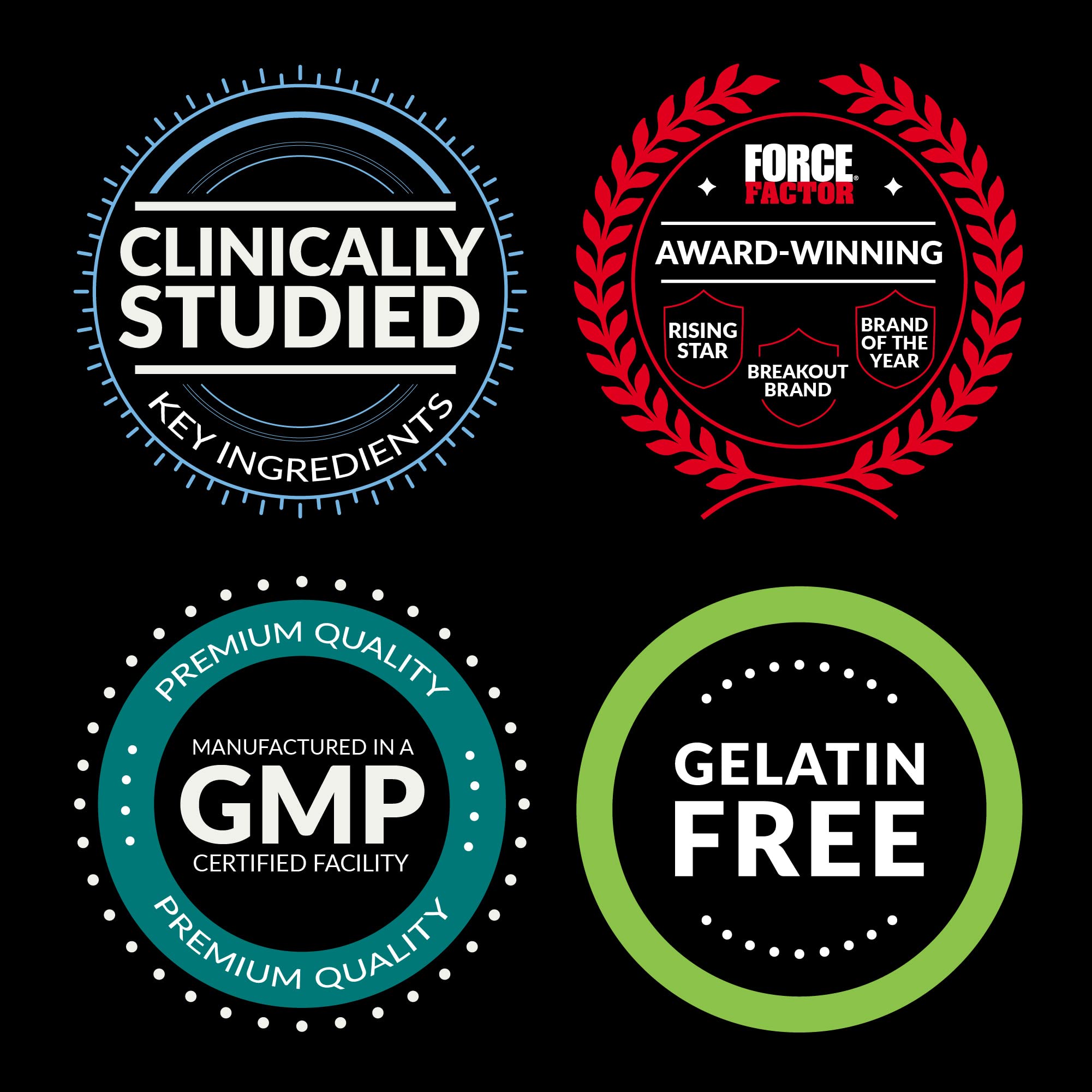 Force Factor Prime HGH Secretion Activator on nightstand beside gym bag