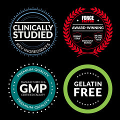 Force Factor Prime HGH Secretion Activator on nightstand beside gym bag