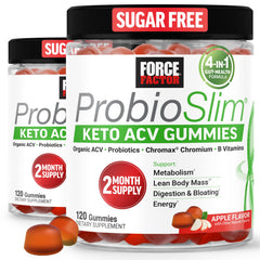 Force Factor ProbioSlim Keto ACV Gummies box for daily wellness support
