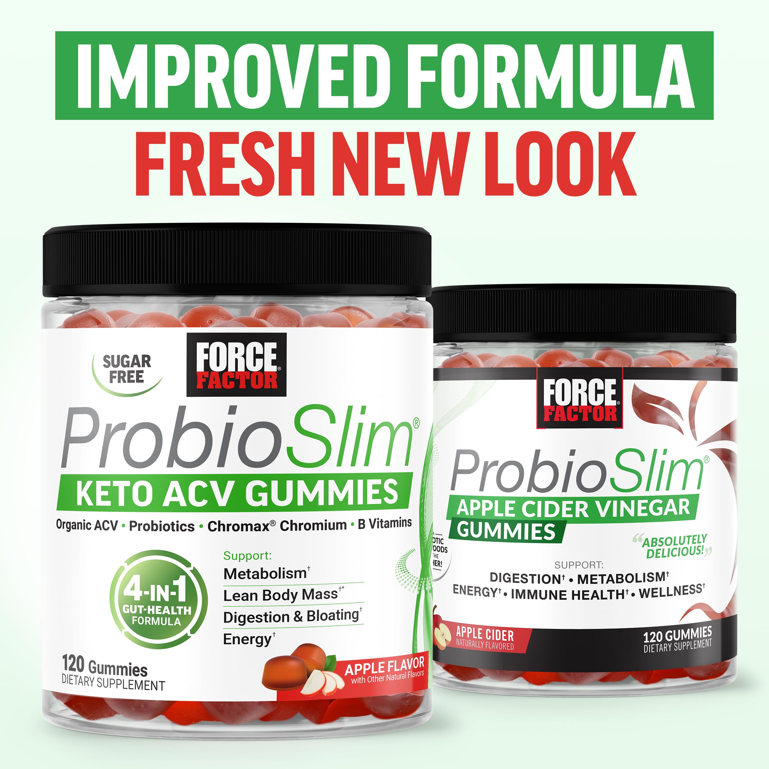 ProbioSlim ingredients list image showcasing probiotics and prebiotics